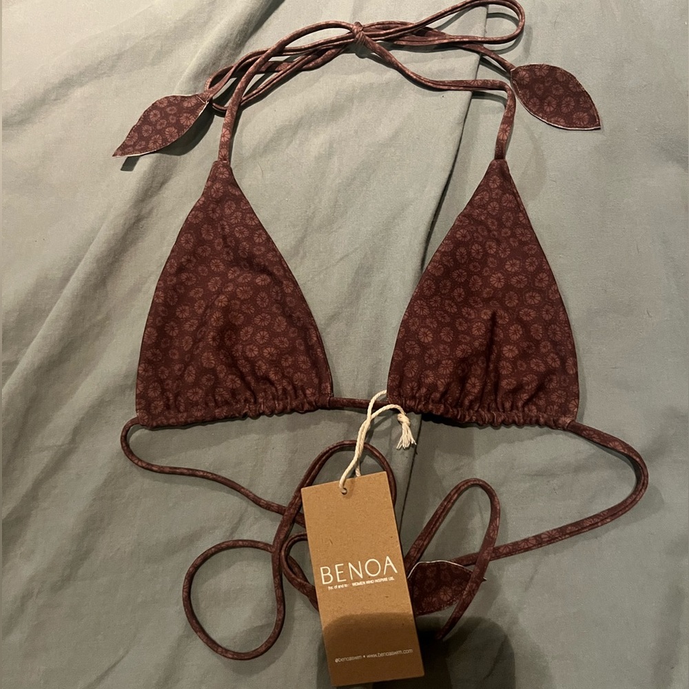 Benoa Swim Mariko top in Coral